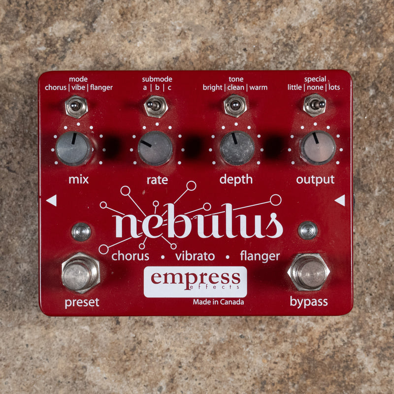 Empress Effects Nebulous Chorus/Vibrato/Flanger Effect Pedal - Used