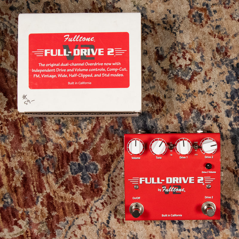Fulltone Full Drive 2 V2 Effect Pedal w/Original Box - Used