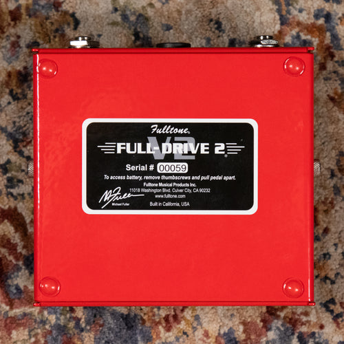 Fulltone Full Drive 2 V2 Effect Pedal w/Original Box - Used