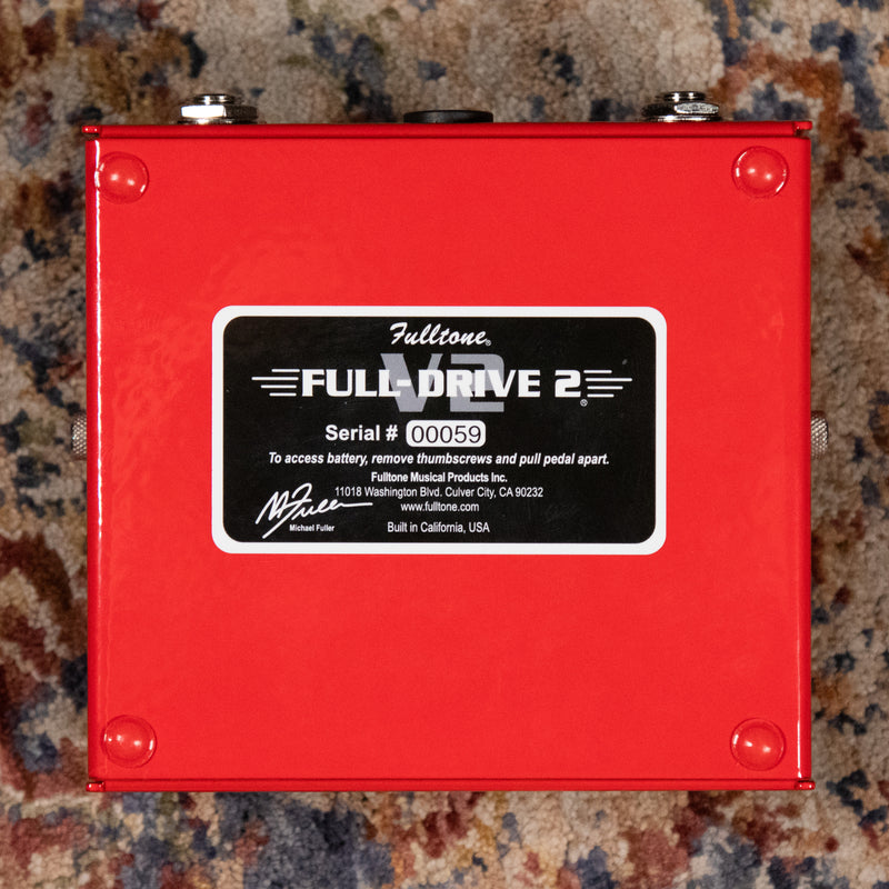 Fulltone Full Drive 2 V2 Effect Pedal w/Original Box - Used