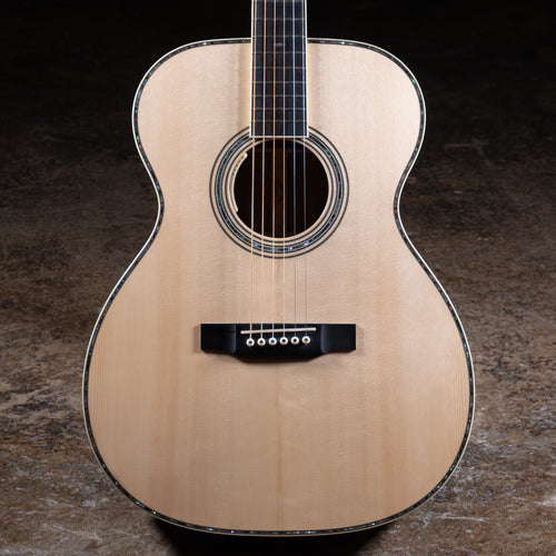 2021 Martin OM-41 Custom Acoustic Guitar, Italian Alpine Spruce/Flamed Koa w/ OHSC - Used