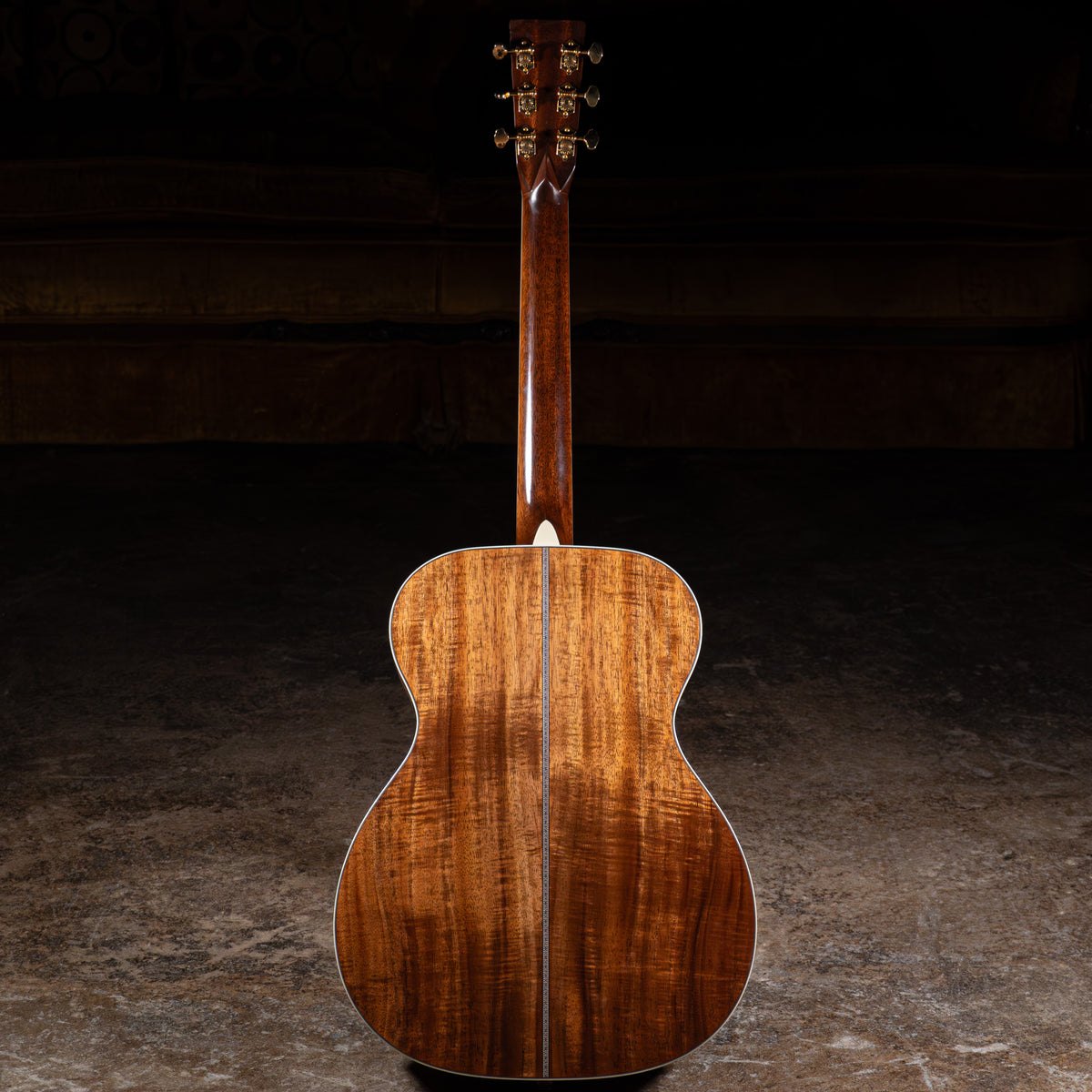 2021 Martin OM-41 Custom Acoustic Guitar, Italian Alpine Spruce/Flamed Koa w/ OHSC - Used