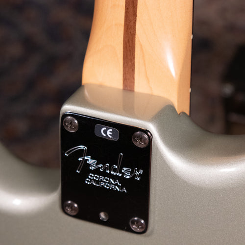 1998 Fender American Standard Stratocaster Electric Guitar, Inca Silver w/OHSC - Used