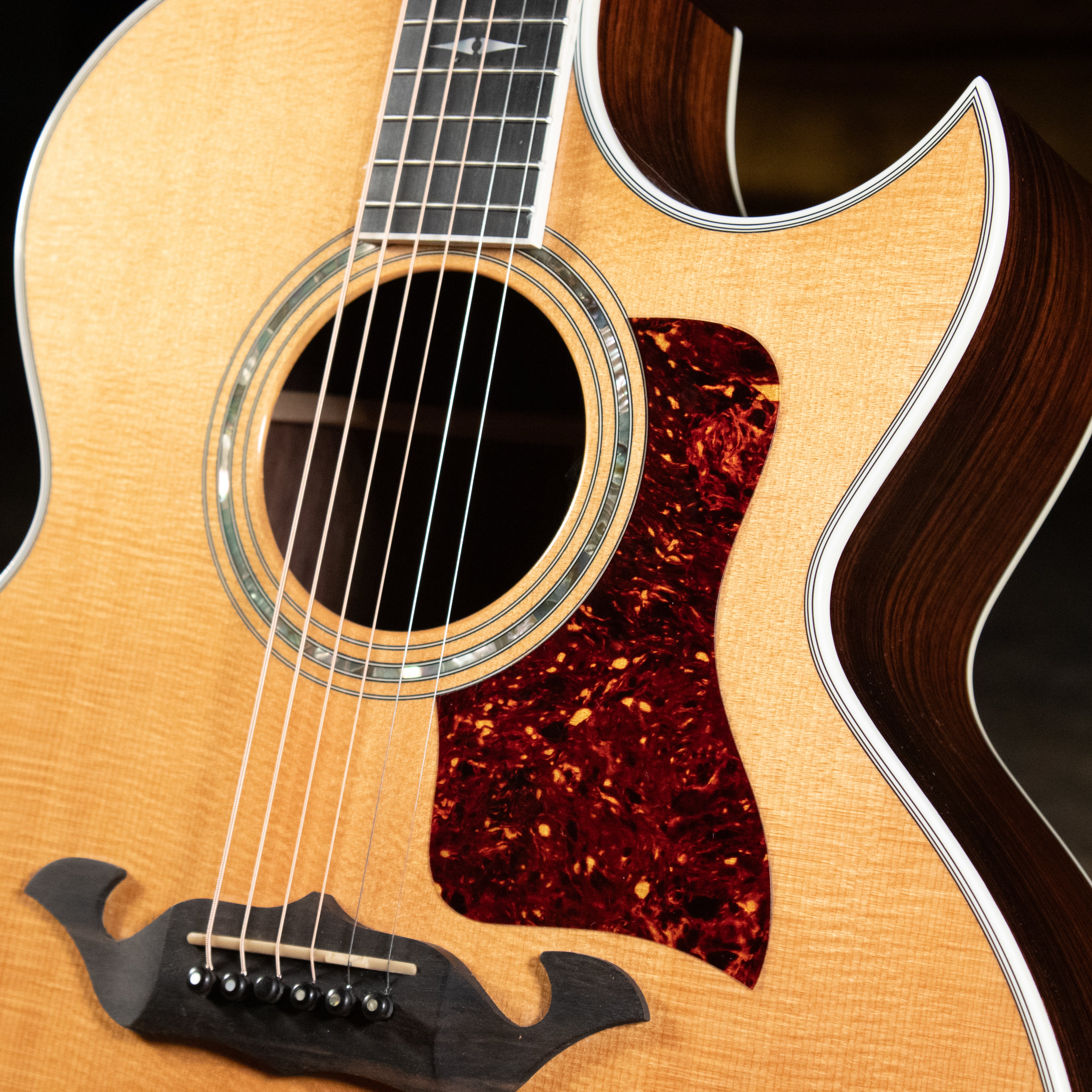 1997 Taylor 815c Jumbo Acoustic-Electric Guitar, Natural w/OHSC