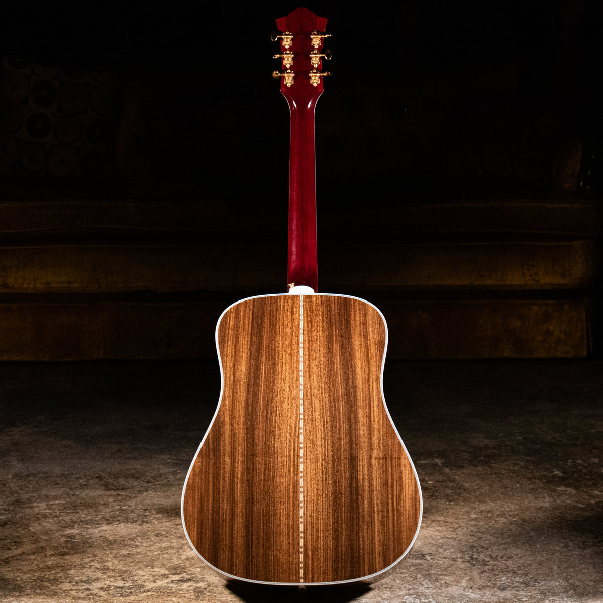 2017 Guild D-55 Acoustic-Electric Guitar, Natural w/OHSC - Used
