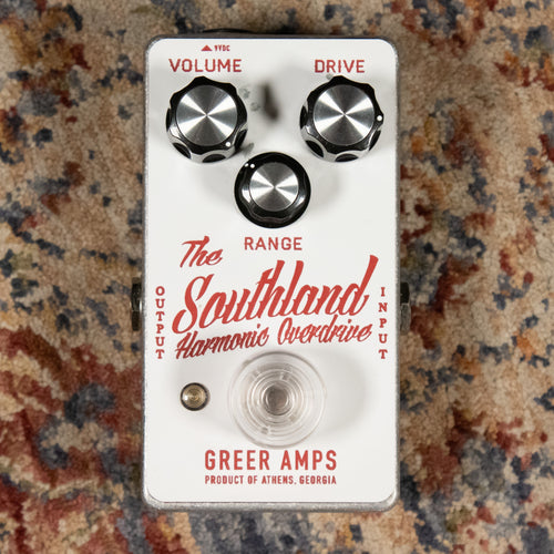 Greer Amps Southland Harmonic Overdrive Effect Pedal, White - Used