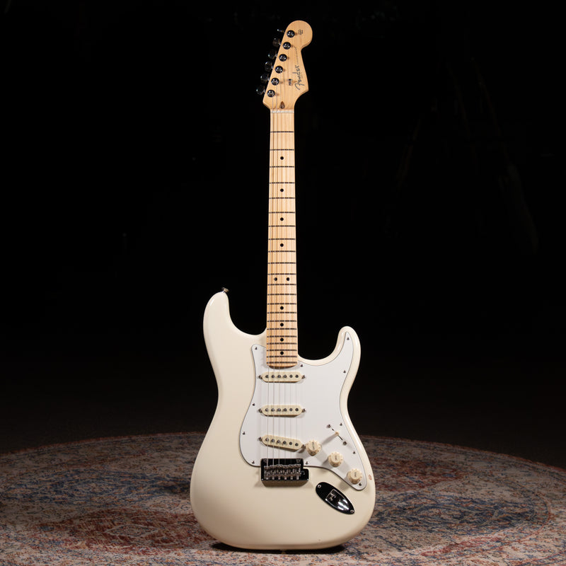 2017 Fender American Professional Stratocaster Electric Guitar, Olympic White w/OHSC - Used