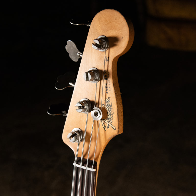 2022 Fender Flea Artist Series Jazz Bass, Road Worn Shell Pink W/HSC - Used