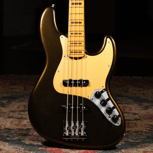 2023 Fender American Ultra Jazz Bass Guitar, Texas Tea w/OHSC - Used
