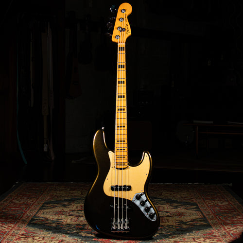 2023 Fender American Ultra Jazz Bass Guitar, Texas Tea w 2023 Fender American Ultra Jazz Bass Guitar, Texas Tea w