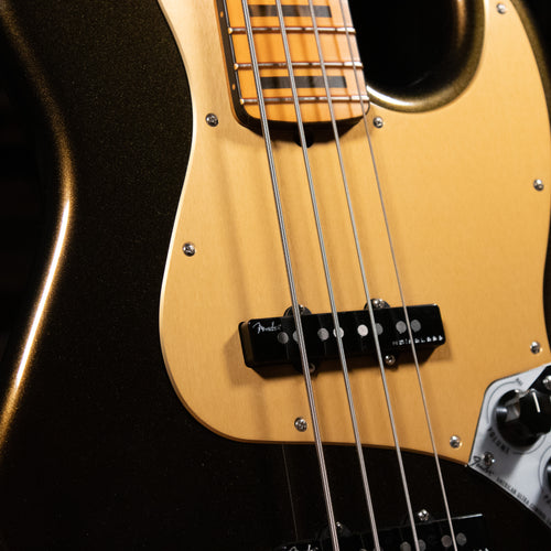 2023 Fender American Ultra Jazz Bass Guitar, Texas Tea w 2023 Fender American Ultra Jazz Bass Guitar, Texas Tea w