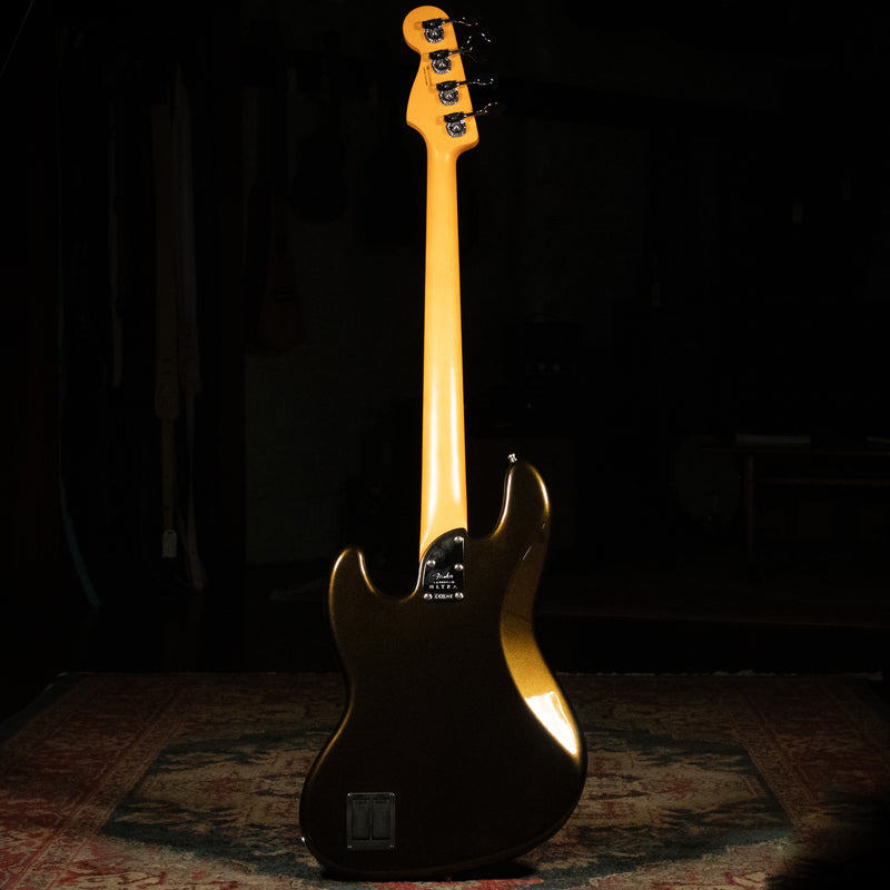 2023 Fender American Ultra Jazz Bass Guitar, Texas Tea w/OHSC - Used