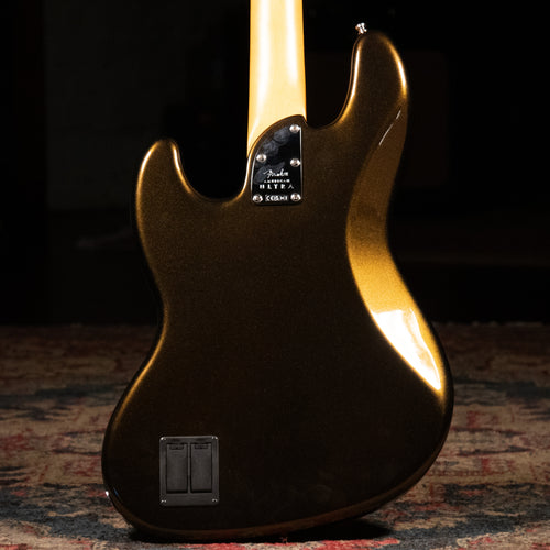 2023 Fender American Ultra Jazz Bass Guitar, Texas Tea w/OHSC - Used