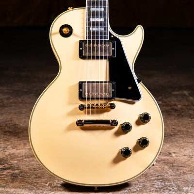 2022 Gibson Custom Shop Made 2 Measure '57 Les Paul Custom, Aged White w/OHSC - Used