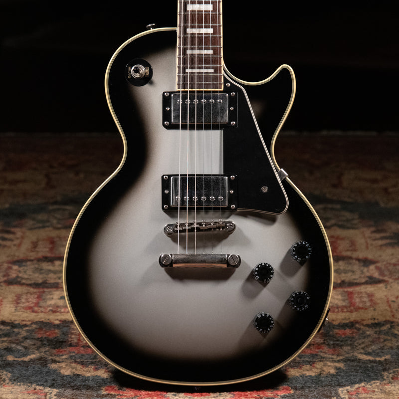 2015 Epiphone Les Paul Custom Pro Electric Guitar, Silverburst - Used