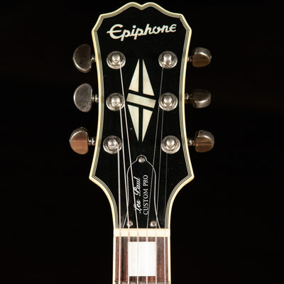 2015 Epiphone Les Paul Custom Pro Electric Guitar, Silverburst - Used