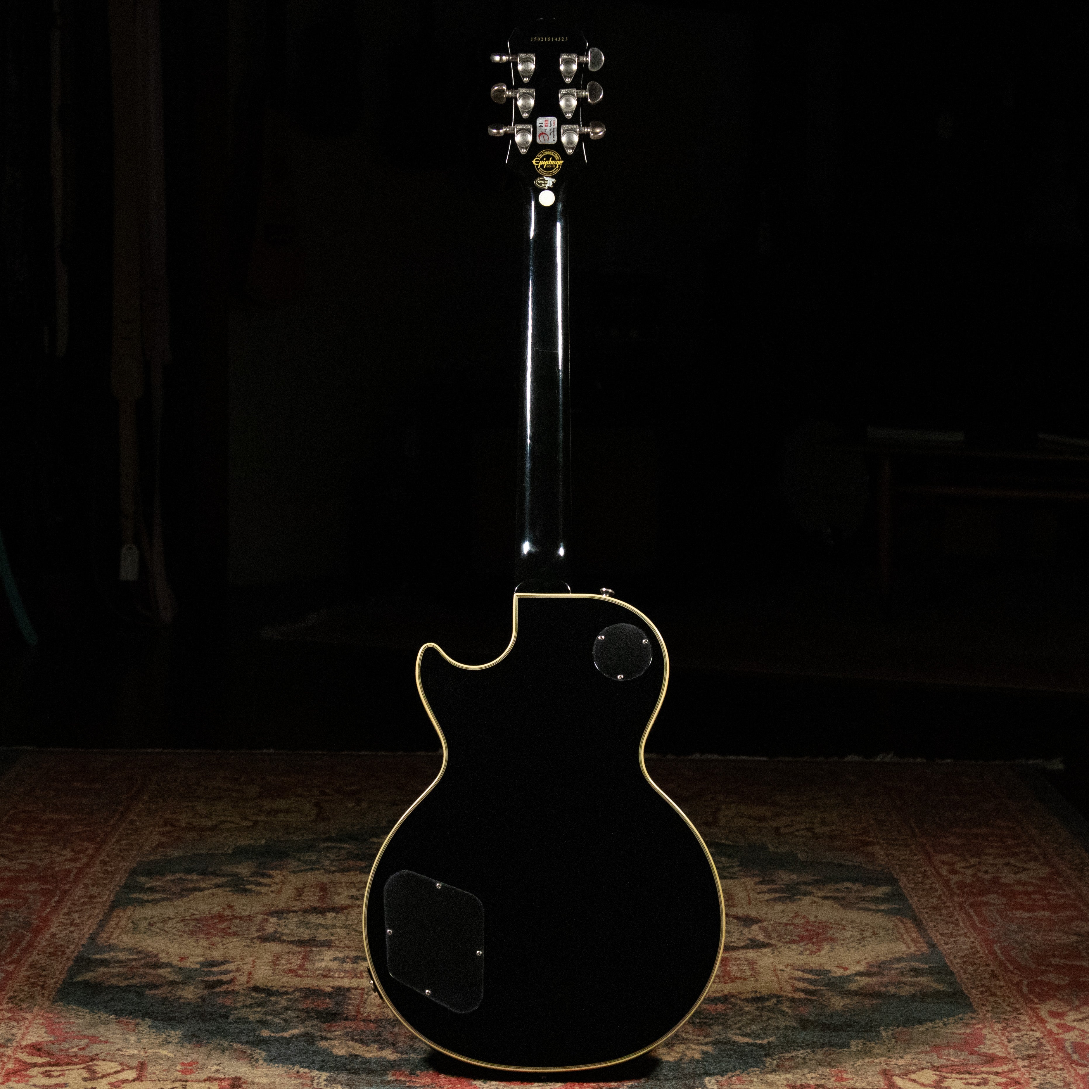 2015 Epiphone Les Paul Custom Pro Electric Guitar, Silverburst