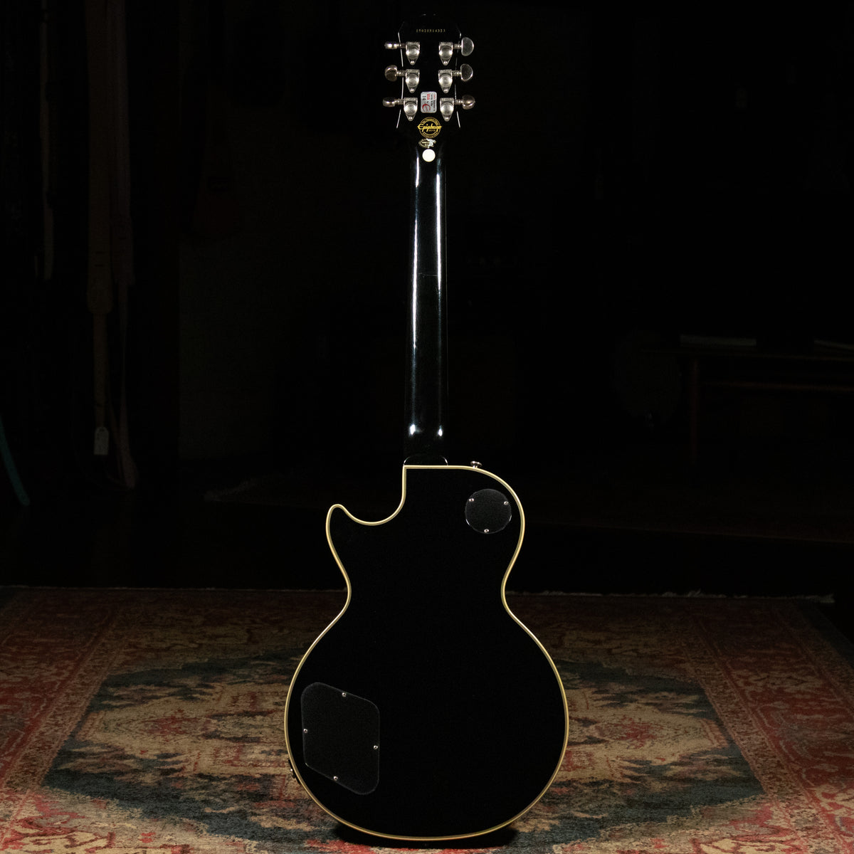 2015 Epiphone Les Paul Custom Pro Electric Guitar, Silverburst - Used
