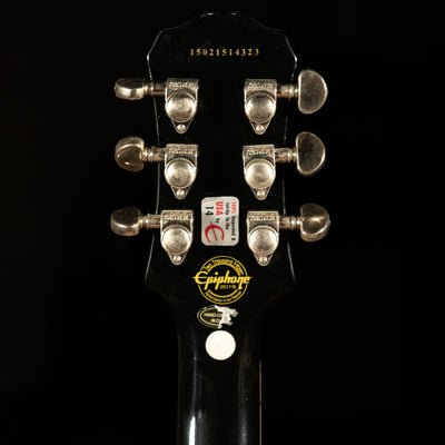 2015 Epiphone Les Paul Custom Pro Electric Guitar, Silverburst - Used