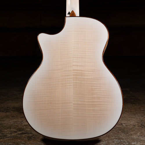 2023 Taylor C14ce Custom Lutz Acoustic Guitar, Lutz Spruce Top, White Pearl Burst w/OHSC - Used