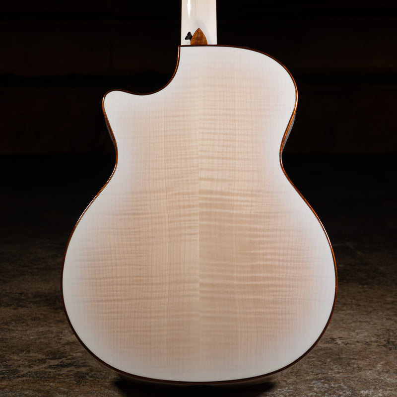 2023 Taylor C14ce Custom Lutz Acoustic Guitar, Lutz Spruce Top, White Pearl Burst w/OHSC - Used