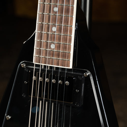 2021 Gibson ‘70s Flying V Electric Guitar, Mirror Pickguard, Ebony w/OHSC - Used