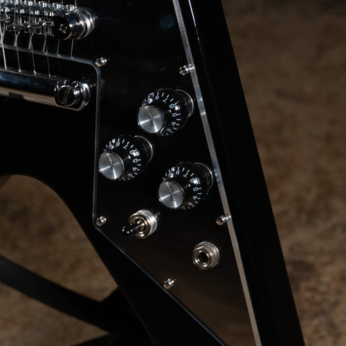 2021 Gibson ‘70s Flying V Electric Guitar, Mirror Pickguard, Ebony w/OHSC - Used