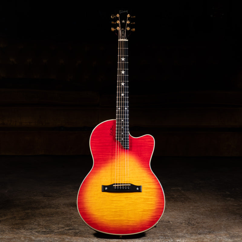 1993 Gibson Chet Atkins SST Acoustic-Electric Guitar, Cherry Sunburst w/OHSC - Used
