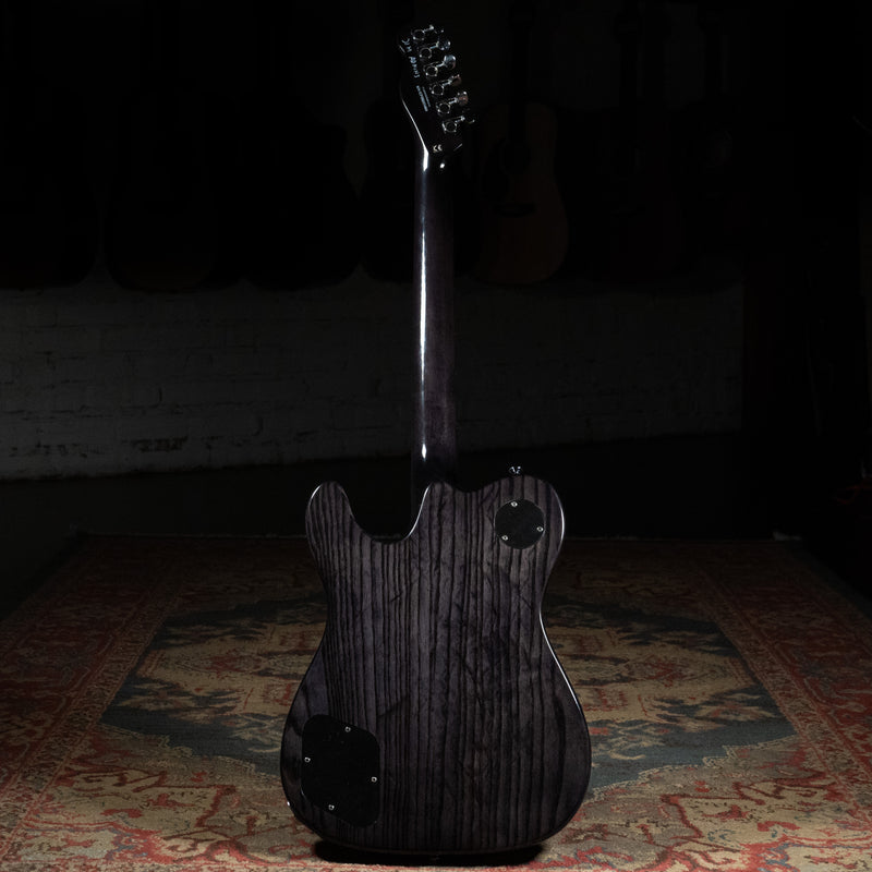 2010 Fender JA-90 Jim Adkins Telecaster Thinline Electric Guitar, Ebony Transparent - Used