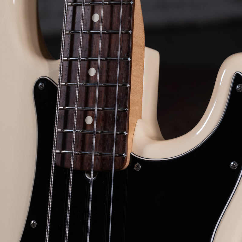 2011 Fender American Special Precision Bass Guitar, Olympic White w/HSC - Used