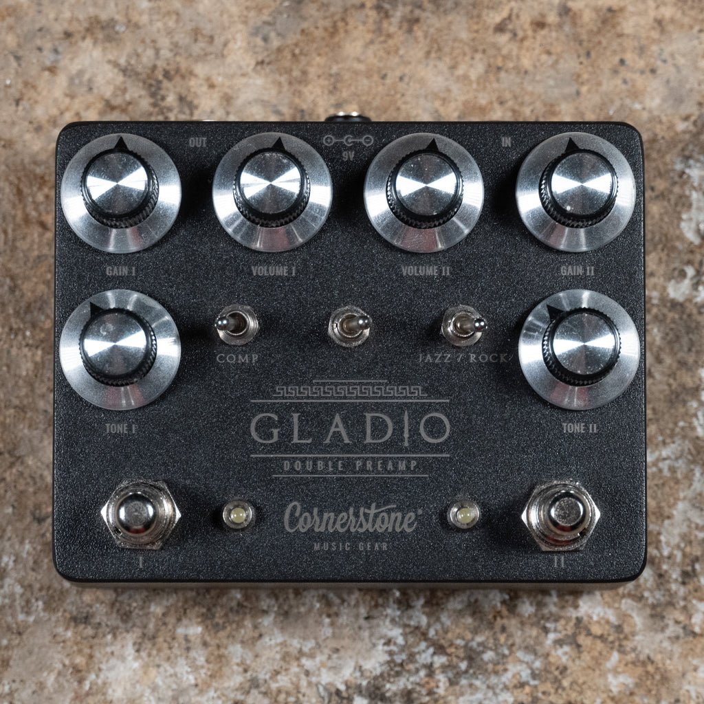 gladio overdrive pedal Cornerstone Music Gear Gladio Double Preamp Effect Pedal