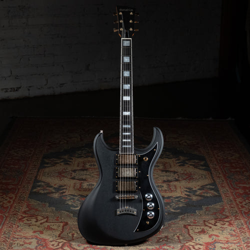 2023 Dunable Custom Shop Gnarwhal Triple Pickup Electric Guitar, Black Satin w/OHSC - Used
