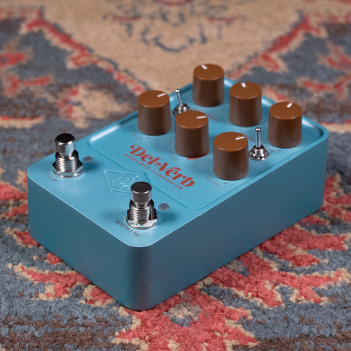 Universal Audio Del-Verb Ambience Companion Reverb Effect Pedal w/Box - Used