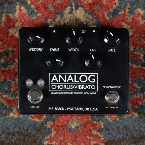 Mr. Black Analog Chorus/Vibrato Deluxe Effect Pedal - Used