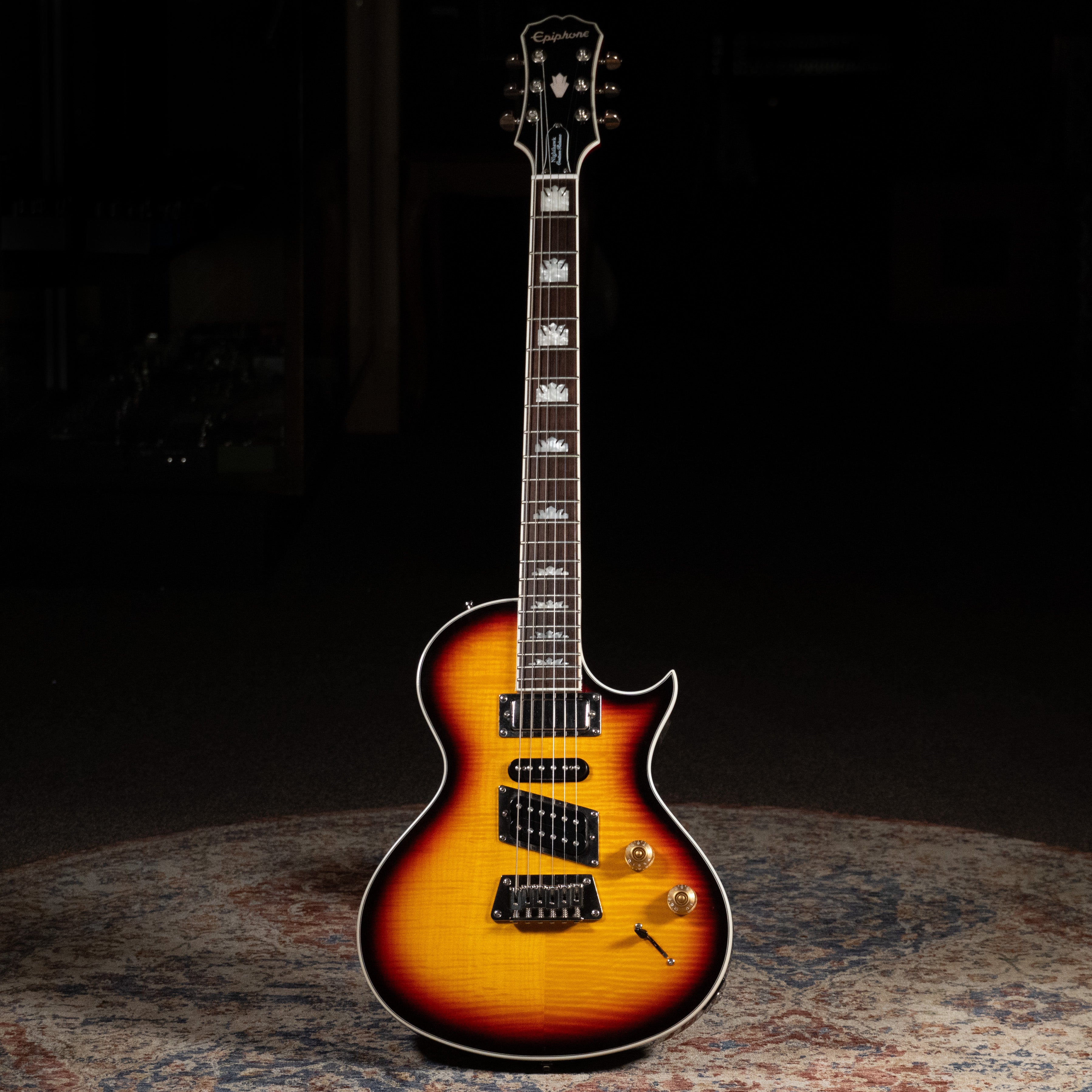 Epiphone Nighthawk Custom Reissue Electric Guitar, w/ Gig Bag
