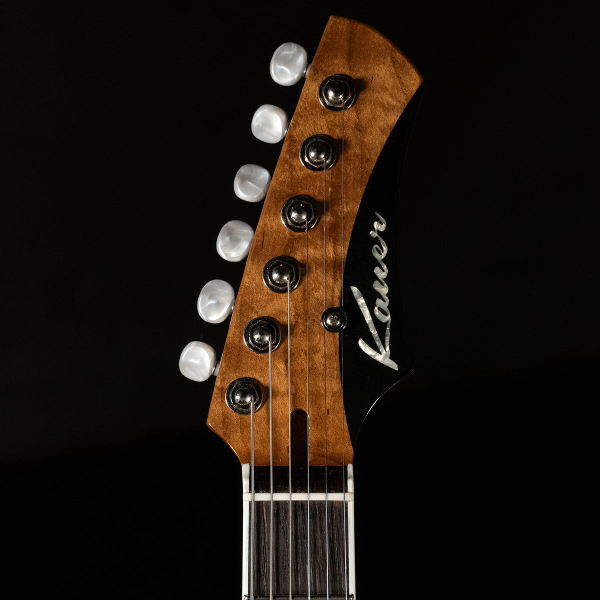 2023 Kauer Korona Electric Guitar, Stapletop P90s, Lemonburst w/OGB