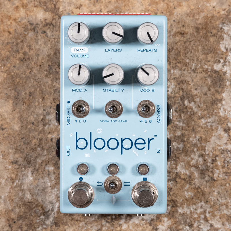 blooper looper pedal Chase Bliss Blooper Bottomless Looper Effect Pedal w/Box