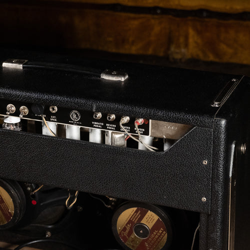 1965 Fender Twin Reverb Tube Guitar Amplifier w/Calzone Case - Used