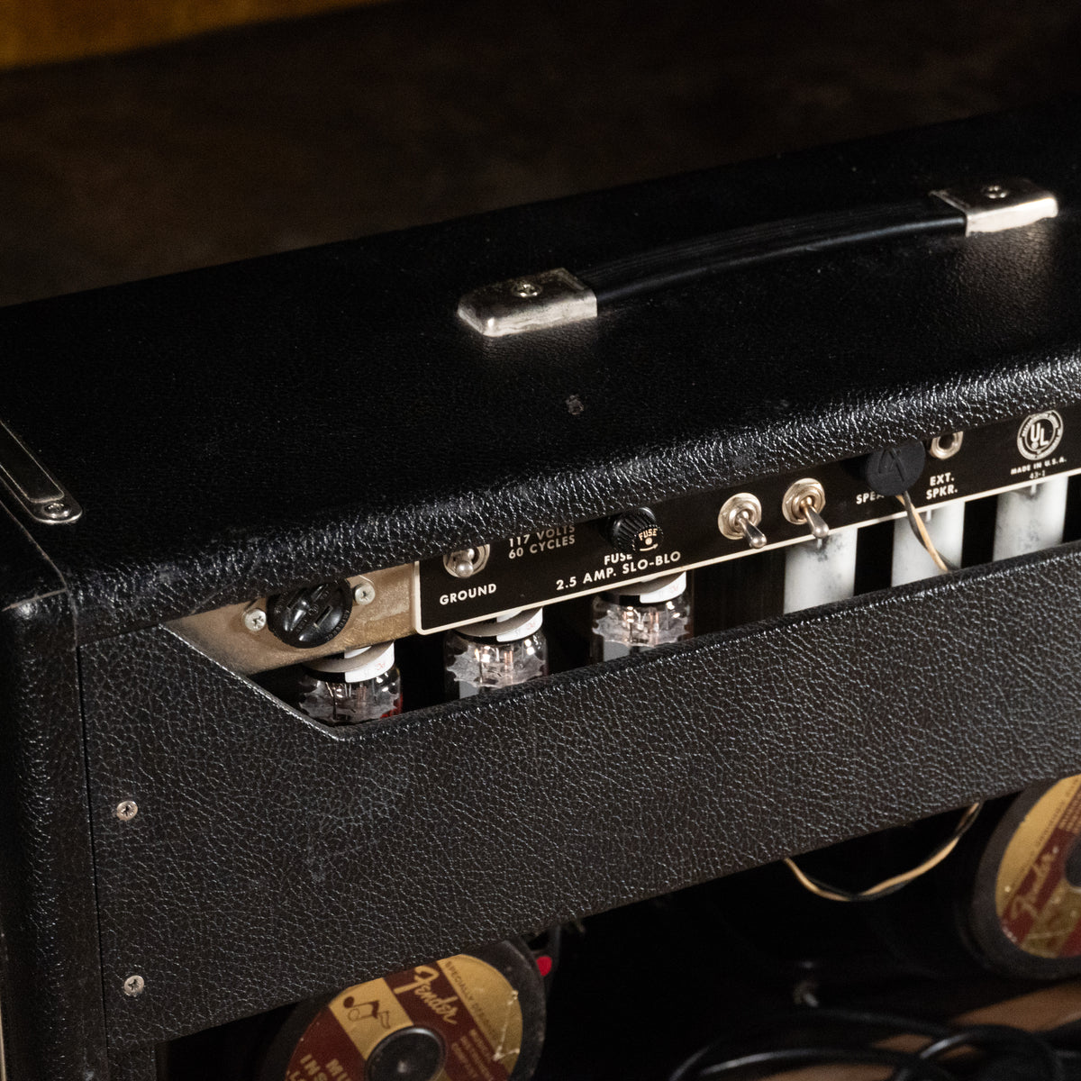 1965 Fender Twin Reverb Tube Guitar Amplifier w/Calzone Case - Used