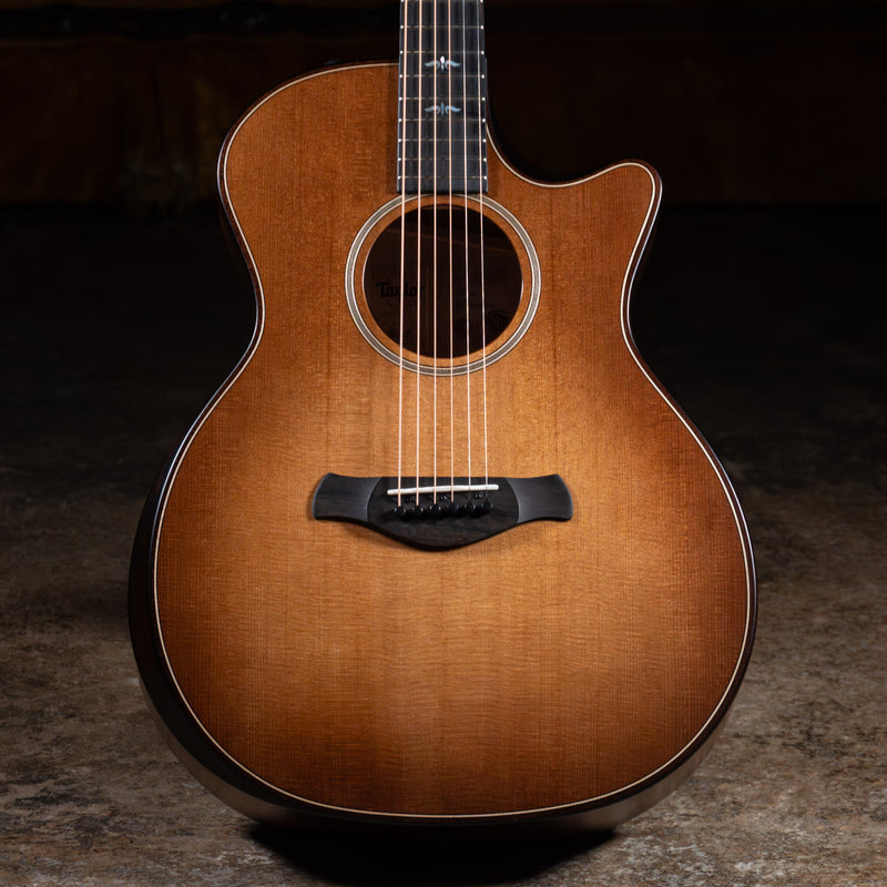2021 Taylor 614ce Builders Edition Acoustic-Electric Guitar, Wild Honey Burst w/OHSC - Used