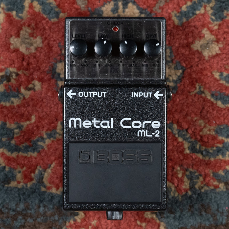 Boss ML-2 Metal Core Distortion Effect Pedal - Used