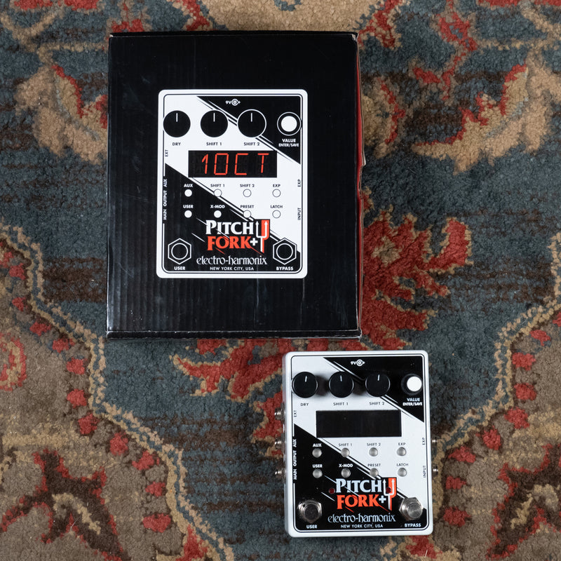 Electro Harmonix Pitch Fork Plus Polyphonic Pitch Shifter Effect Pedal w/ Box/PSU - Used