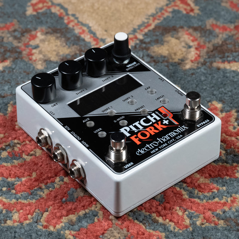 Electro Harmonix Pitch Fork Plus Polyphonic Pitch Shifter Effect Pedal w/ Box/PSU - Used