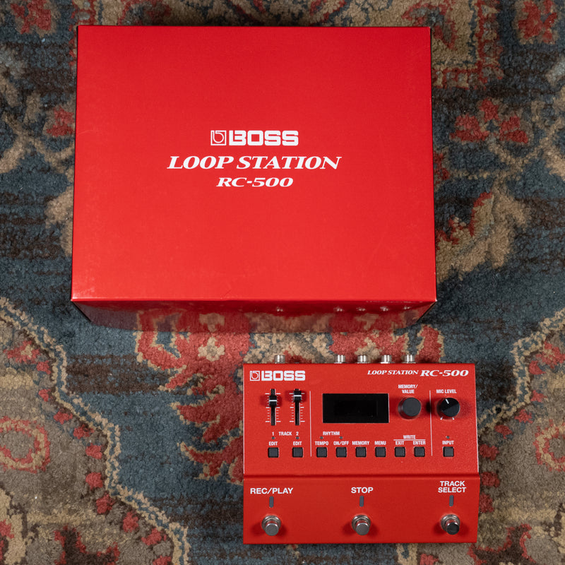 Boss RC-500 Loop Station Multi-Track Looper Pedal w/Box - Used