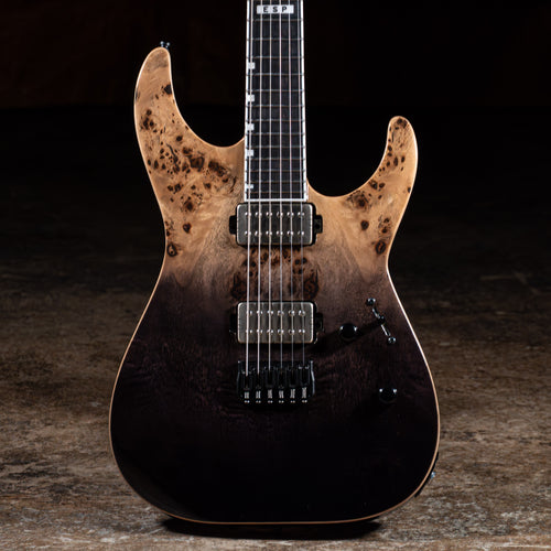 ESP E-II M-II NT Electric Guitar, Black Natural Fade w/ OHSC - Used