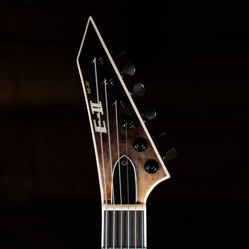 ESP E-II M-II NT Electric Guitar, Black Natural Fade w/ OHSC - Used