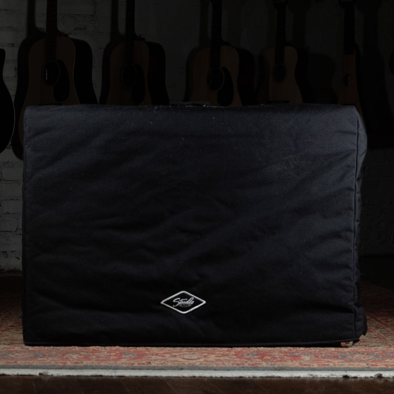 Two Rock Vertical 2x12 Guitar Amplifier Cabinet, Black Tolex w/Cover - Used