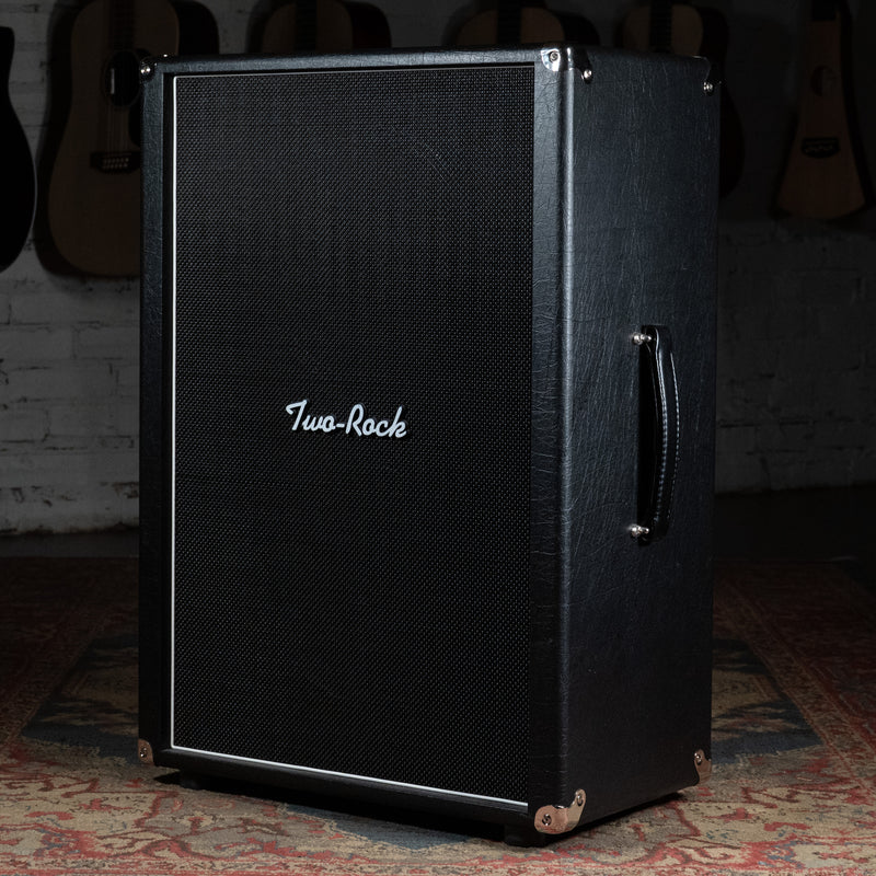 Two Rock Vertical 2x12 Guitar Amplifier Cabinet, Black Tolex w/Cover - Used