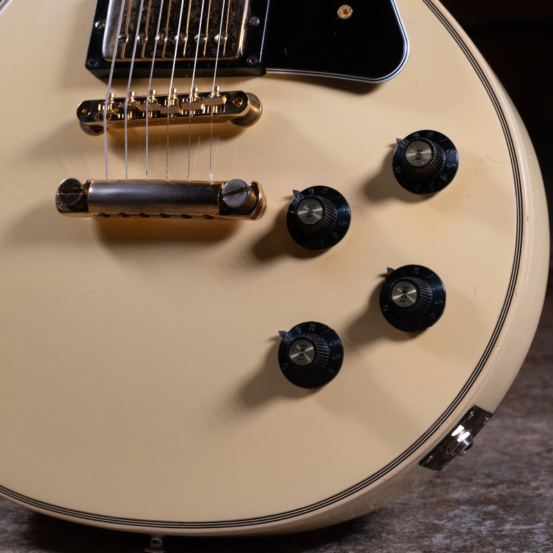 1973 Gibson Les Paul Custom Electric Guitar, White w/OHSC - Used