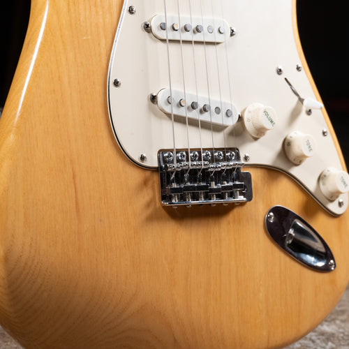 1973 Fender Stratocaster Electric Guitar, Natural Refin w/OHSC - Used